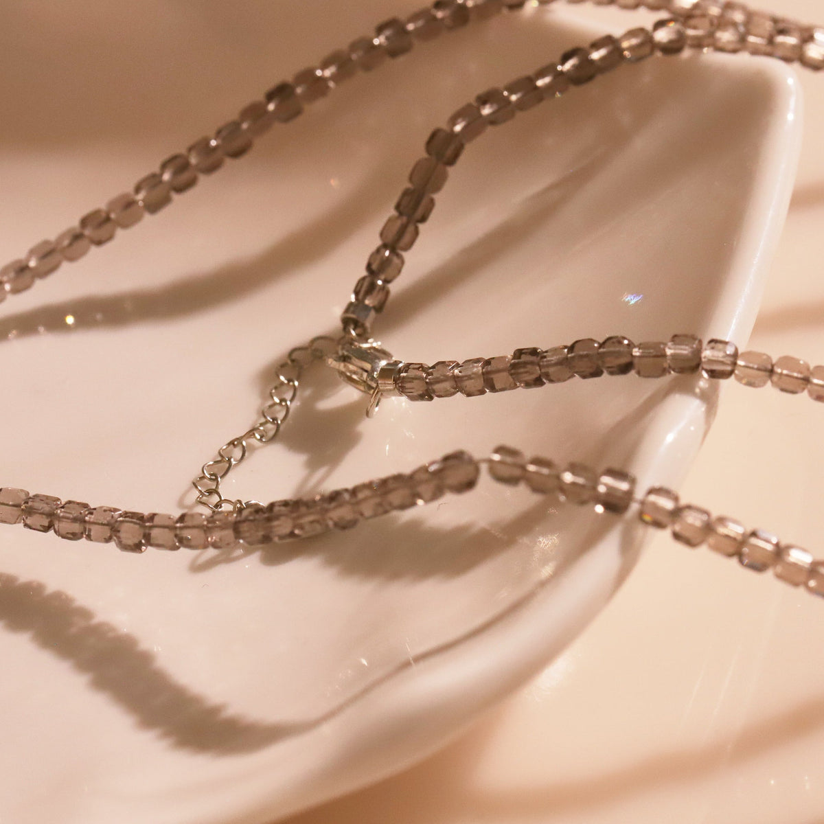 Crystal necklace & bracelaet