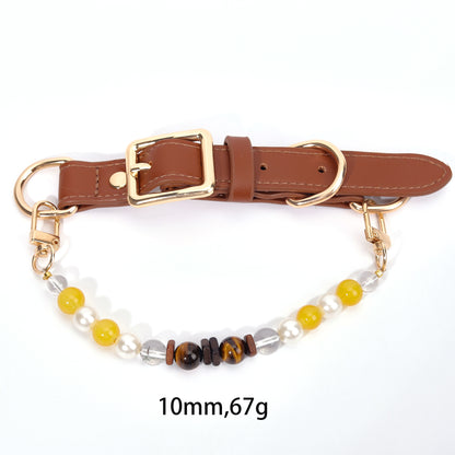 New crystal healing pet necklace for cats and dogs