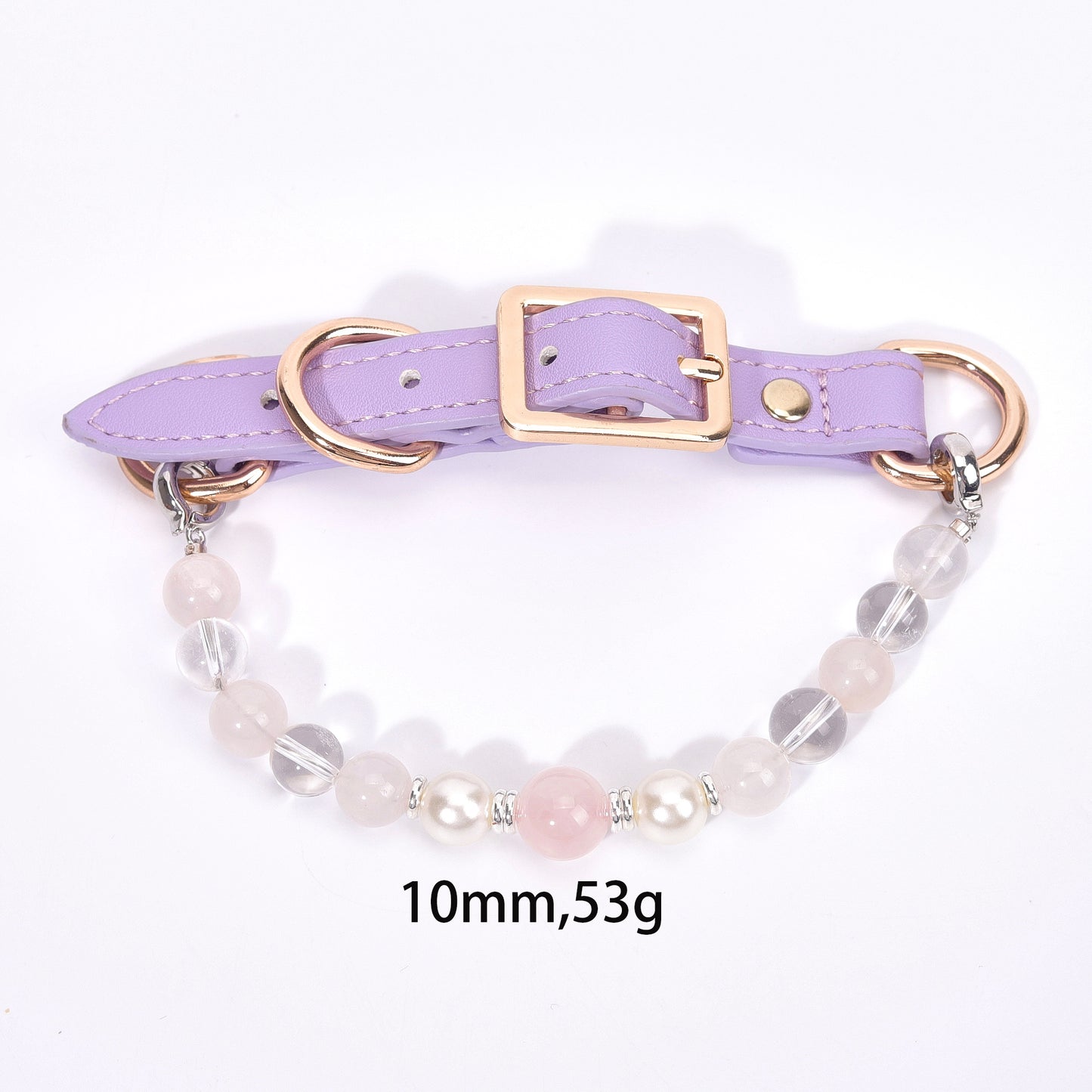 New crystal healing pet necklace for cats and dogs