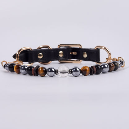 Healing Crystal Pet Necklace new design  can adjust the size, easy to remove