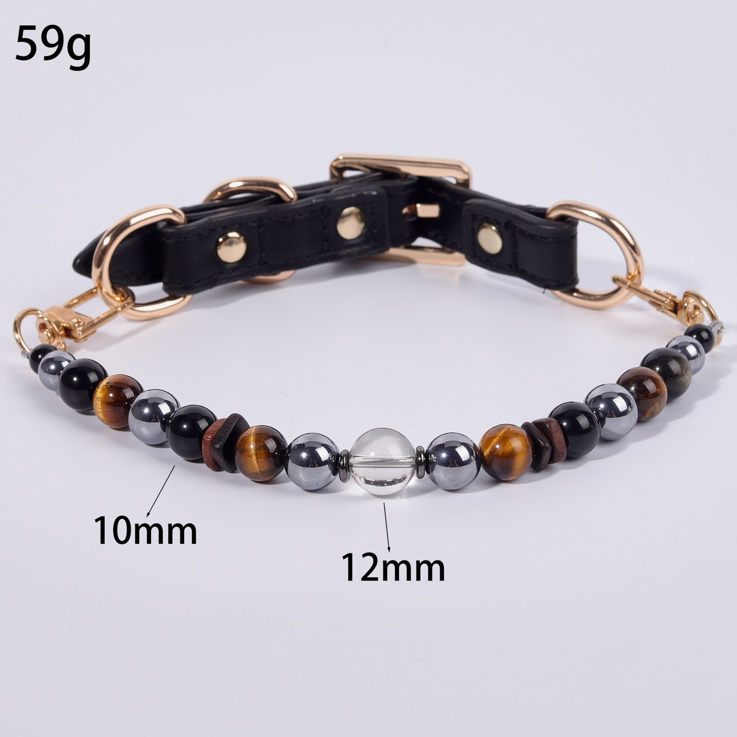 Healing Crystal Pet Necklace new design  can adjust the size, easy to remove