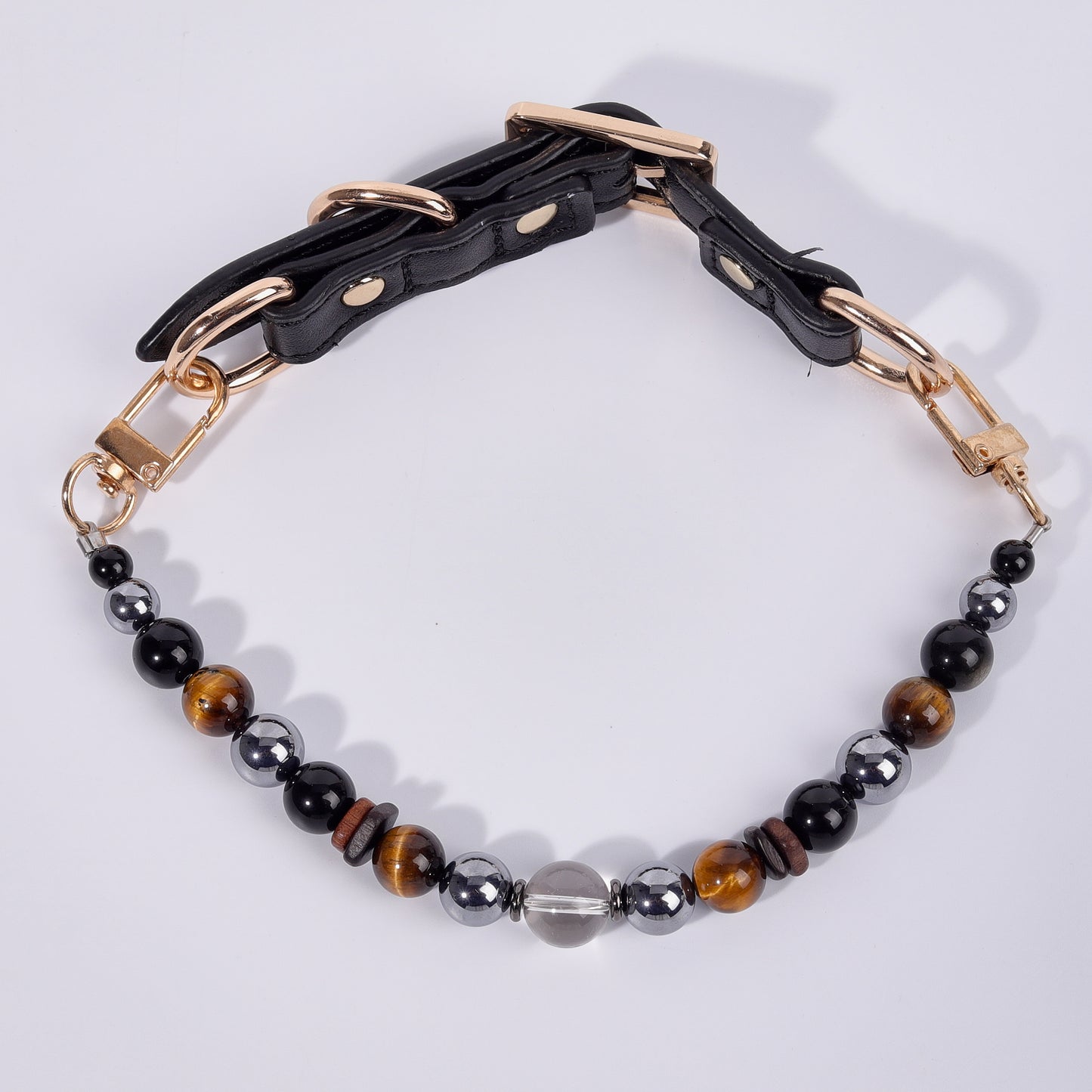 Healing Crystal Pet Necklace new design  can adjust the size, easy to remove
