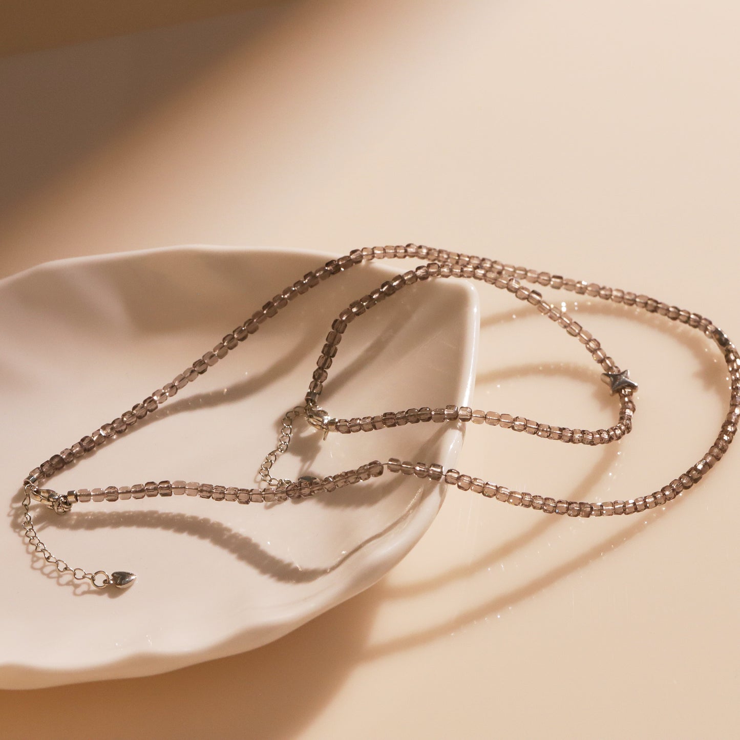 crystal bracelet and necklace