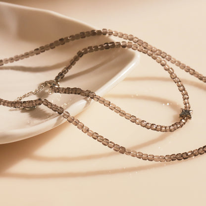 crystal bracelet and necklace