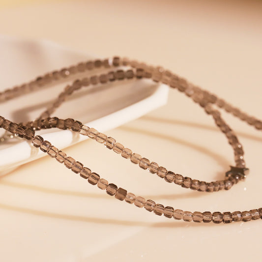 crystal bracelet and necklace